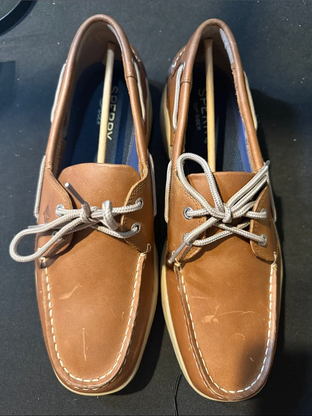 Sperry’s Men's Casual Boat Shoes in Chestnut Brown - Comfortable Slip-On Style